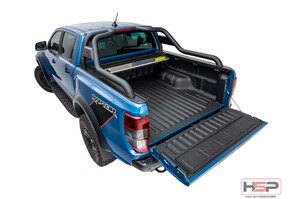 HSP Roll R Cover Series 3 To Suit Ford Ranger & Raptor PX Dual Cab - 2011-2022 with Armour Bar Sports Bar