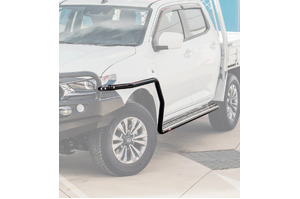 MCC SIDE STEP & RAIL (CHROME STEP PLATE) 50MM TO SUIT FORD RANGER 2022-ON