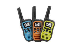 Uniden 80 Channel UHF CB Handheld Radio With Kid Zone - Triple Colour Pack (UH45-3)