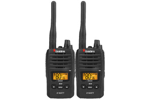 Uniden 2 Watt UHF Handheld Radio - Twin Pack (UH820S-2)