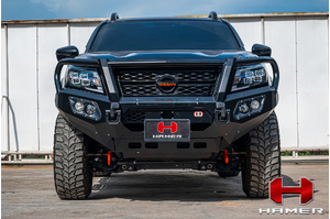 HAMER KING SERIES PLUS 3 LOOP BULL BAR TO SUIT NISSAN NAVARA (2021-ON)