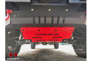 HAMER BASH PLATE (RED) TO SUIT VOLKSWAGEN AMAROK (2010-ON)