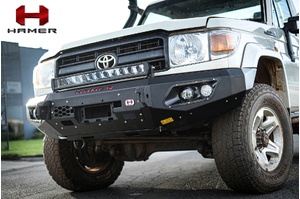 HAMER KING SERIES BULL BAR TO SUIT TOYOTA LANDCRUISER 70 SERIES (2012-ON)