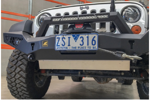 OFFROAD ANIMAL Skid Plate For Predator Bull Bar To Suit Jeep Wrangler JK (2007-2018)