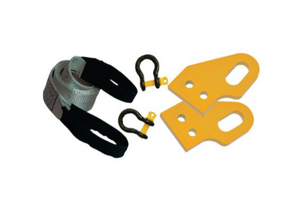 ROADSAFE HEAVY DUTY TOW POINTS W/BRIDLE & SHACKLES TO SUIT TOYOTA PRADO 120 SERIES (2003-2009)