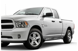 UPFITTER OE Style Side Steps (TX Black) To Suit Ram 1500 DS Quad Cab