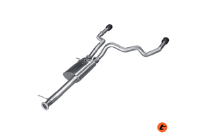 TORQIT SINGLE 3.5" - TWIN 3" STAINLESS CAT BACK EXHAUST TO SUIT DODGE RAM DT 1500 (2019-ON)