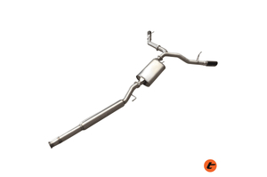 TORQIT STAINLESS 3" TWIN EXIT CAT BACK EXHAUST TO SUIT JEEP JT GLADIATOR (2020-ON)