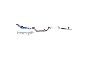 TORQIT STAINLESS 3.5" TURBO BACK EXHAUST (MUFFLER) TO SUIT SINGLE CAB 4.5L V8 LC 79 SERIES (03/2007-07/2016)