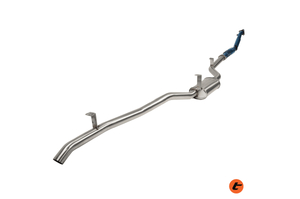 TORQIT STAINLESS 3" TURBO BACK EXHAUST TO SUIT 4.5L V8 LC 76 SERIES WAGON (03/2007-07/2016)