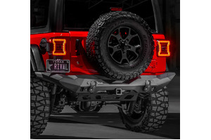 RIVAL ALLOY REAR BUMPER TO SUIT JEEP JL WRANGLER (2018-ON)