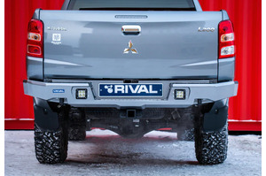 RIVAL ALLOY REAR BUMPER TO SUIT MITSUBISHI MQ TRITON (2015-2018)