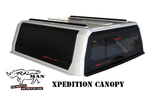 RHINOMAN XPEDITION CANOPY (WHITE) TO SUIT DUAL CAB FORD RANGER (2011-07/2022) & BT-50 (2011-2020)