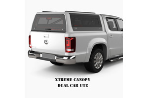 RHINOMAN XTREME CANOPY (WHITE) TO SUIT DUAL CAB VOLKSWAGEN AMAROK (2023-ON)
