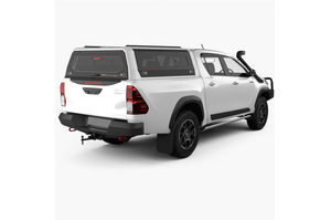 RHINOMAN XTREME CANOPY (BLACK) TO SUIT DUAL CAB SR5 A-DECK TOYOTA HILUX (2015-ON)