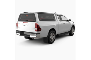 RHINOMAN XTREME CANOPY (WHITE) TO SUIT EXTRA CAB SR & SR5 A-DECK TOYOTA HILUX (2015-ON)