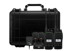 GME 5/1 WATT IP67 UHF CB HANDHELD RADIO (TWIN PACK) (TX6600STP)