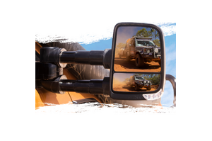 CLEARVIEW MIRRORS [NEXT-GEN, PAIR, HEATED, POWER-FOLD, BSM, AUTO TILT, PUDDLE LIGHTS, INDICATORS, ELECTRIC, CHROME]