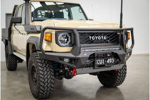 OFFROAD ANIMAL TORO BULL BAR TO SUIT DUAL CAB FACELIFT 70 SERIES TOYOTA LAND CRUISER (2024-ON)