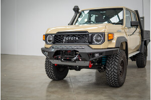 OFFROAD ANIMAL PREDATOR BULL BAR TO SUIT DUAL CAB FACELIFT 70 SERIES TOYOTA LAND CRUISER (2024-ON)