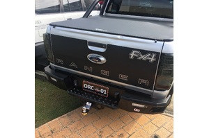 HAMER M-SERIES REAR BAR - FORD RANGER MK1,2 &3/MAZDA BT50 (2012-2020)